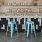 Flash Furniture 30" Teal Metal Bar Stool-Teal Poly Seat, 4PK 4-ET-31320-30-TL-R-PL2C-GG - alternate 1
